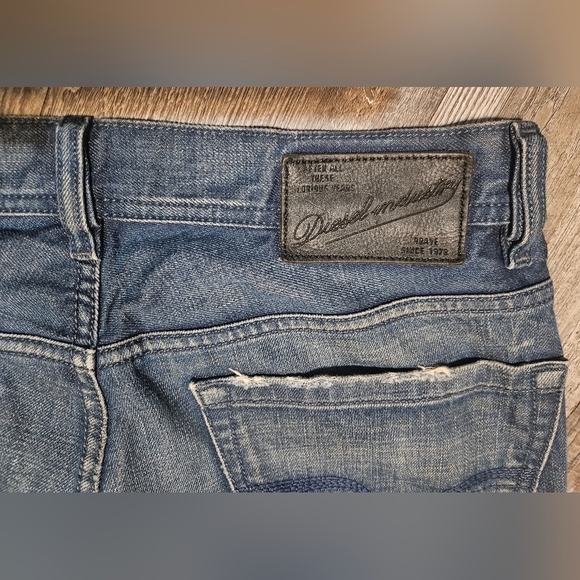 💙Diesel Jeans Almost Vinta Italian 31x30 Bootcut Button Jeans - Picture 9 of 15